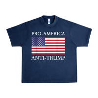 Navy pro america anti trump shirt   american usa flag resist t shirt Urban Heavy Tee - linhVisuals