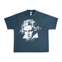 Midnight Navy beethoven Urban Heavy Tee - linhVisuals