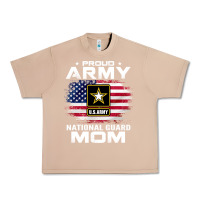 Burro proud army national guard mom with american flag gift pullover hoodie Urban Heavy Tee - linhVisuals