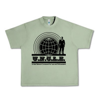 Oil Green the man from uncle Urban Heavy Tee - linhVisuals