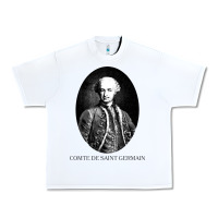 White comte de saint germain occultist philosopher Urban Heavy Tee - linhVisuals