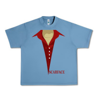 Pebble Blue scarface Urban Heavy Tee - linhVisuals