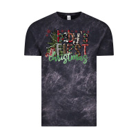 Cloud Black Baby's First Christmas Vintage Tee - CowhideDigitalArt