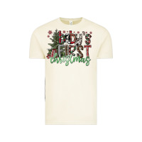 Vintage Arctic Baby's First Christmas Vintage Tee - CowhideDigitalArt
