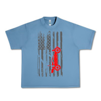 Pebble Blue rc racing american flag radio control rc car t shirt Urban Heavy Tee - linhVisuals