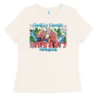 Bone santa's favorite respiratory therapist Ladies Tee - CowhideDigitalArt
