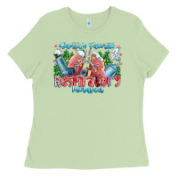 Matcha santa's favorite respiratory therapist Ladies Tee - CowhideDigitalArt