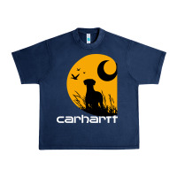 Navy carhartt vintage company Urban Heavy Tee - linhVisuals