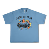 Pebble Blue defund the police Urban Heavy Tee - linhVisuals