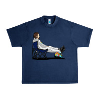 Navy #formula 1 Urban Heavy Tee - linhVisuals