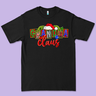 Christmas Grandma Claus Premium Tee Designed By Fadigitalartstudio
