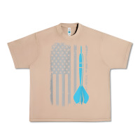 Burro throwing darts   vintage usa american flag for dart players t shirt Urban Heavy Tee - linhVisuals