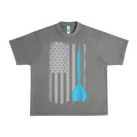 Tornado throwing darts   vintage usa american flag for dart players t shirt Urban Heavy Tee - linhVisuals
