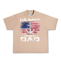 Burro u.s navy proud dad with american flag gift veteran day t shirt Urban Heavy Tee - linhVisuals