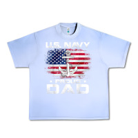 Grape Ice u.s navy proud dad with american flag gift veteran day t shirt Urban Heavy Tee - linhVisuals
