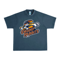 Midnight Navy greenville swamp rabbits Urban Heavy Tee - linhVisuals