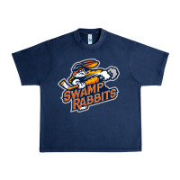 Navy greenville swamp rabbits Urban Heavy Tee - linhVisuals