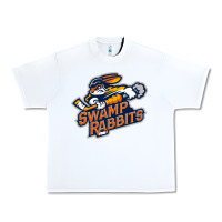 White greenville swamp rabbits Urban Heavy Tee - linhVisuals