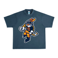 Midnight Navy greenville swamp rabbits Urban Heavy Tee - linhVisuals