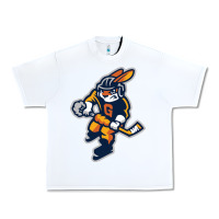 White greenville swamp rabbits Urban Heavy Tee - linhVisuals