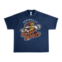 Navy greenville swamp rabbits Urban Heavy Tee - linhVisuals