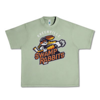 Oil Green greenville swamp rabbits Urban Heavy Tee - linhVisuals