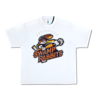 White greenville swamp rabbits Urban Heavy Tee - linhVisuals