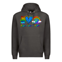 Smoke Peace Love Pride Premium Hoodie - Jasminsmagicworld