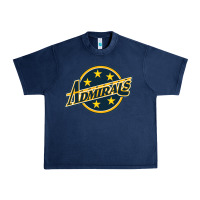 Navy norfolk admirals Urban Heavy Tee - linhVisuals