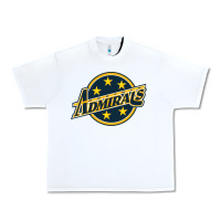 White norfolk admirals Urban Heavy Tee - linhVisuals
