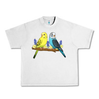 Lunar Rock cute budgies Urban Heavy Tee - linhVisuals