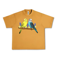 Peanut Butter cute budgies Urban Heavy Tee - linhVisuals