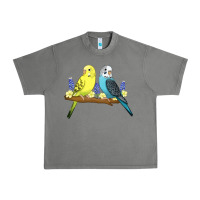Tornado cute budgies Urban Heavy Tee - linhVisuals