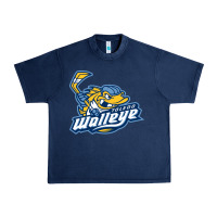 Navy toledo walleye Urban Heavy Tee - linhVisuals