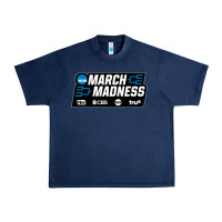 Navy MARCH MADNESS Urban Heavy Tee - linhVisuals