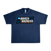 Navy MARCH MADNESS Urban Heavy Tee - linhVisuals