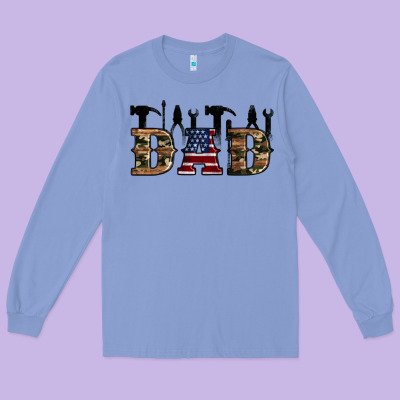 Fathers Day Long Sleeve Tee Designed By Artiststas