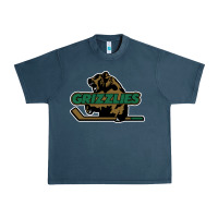 Midnight Navy utah grizzlies Urban Heavy Tee - linhVisuals