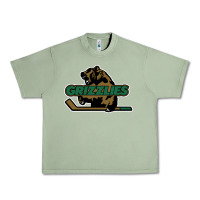 Oil Green utah grizzlies Urban Heavy Tee - linhVisuals