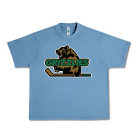 Pebble Blue utah grizzlies Urban Heavy Tee - linhVisuals