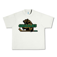 Pistachio utah grizzlies Urban Heavy Tee - linhVisuals
