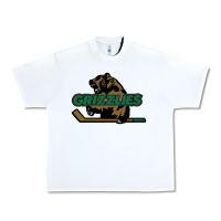 White utah grizzlies Urban Heavy Tee - linhVisuals
