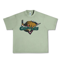 Oil Green utah grizzlies Urban Heavy Tee - linhVisuals