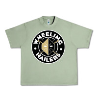 Oil Green wheeling nailers Urban Heavy Tee - linhVisuals