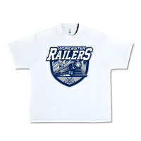 White worcester railers Urban Heavy Tee - linhVisuals