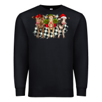 Black Christmas heifers front view Premium Sweatshirt - RanaPortraitStore