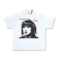 White ann wilson müsïc Urban Heavy Tee - linhVisuals