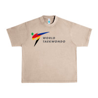 French Oak world taekwondo sports Urban Heavy Tee - linhVisuals