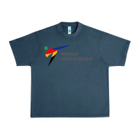 Midnight Navy world taekwondo sports Urban Heavy Tee - linhVisuals