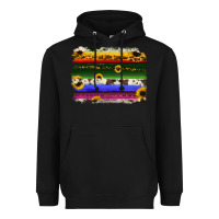 Black serape sunflowers leopard cowhide background Heavyweight Hoodie - RanaPortraitStore